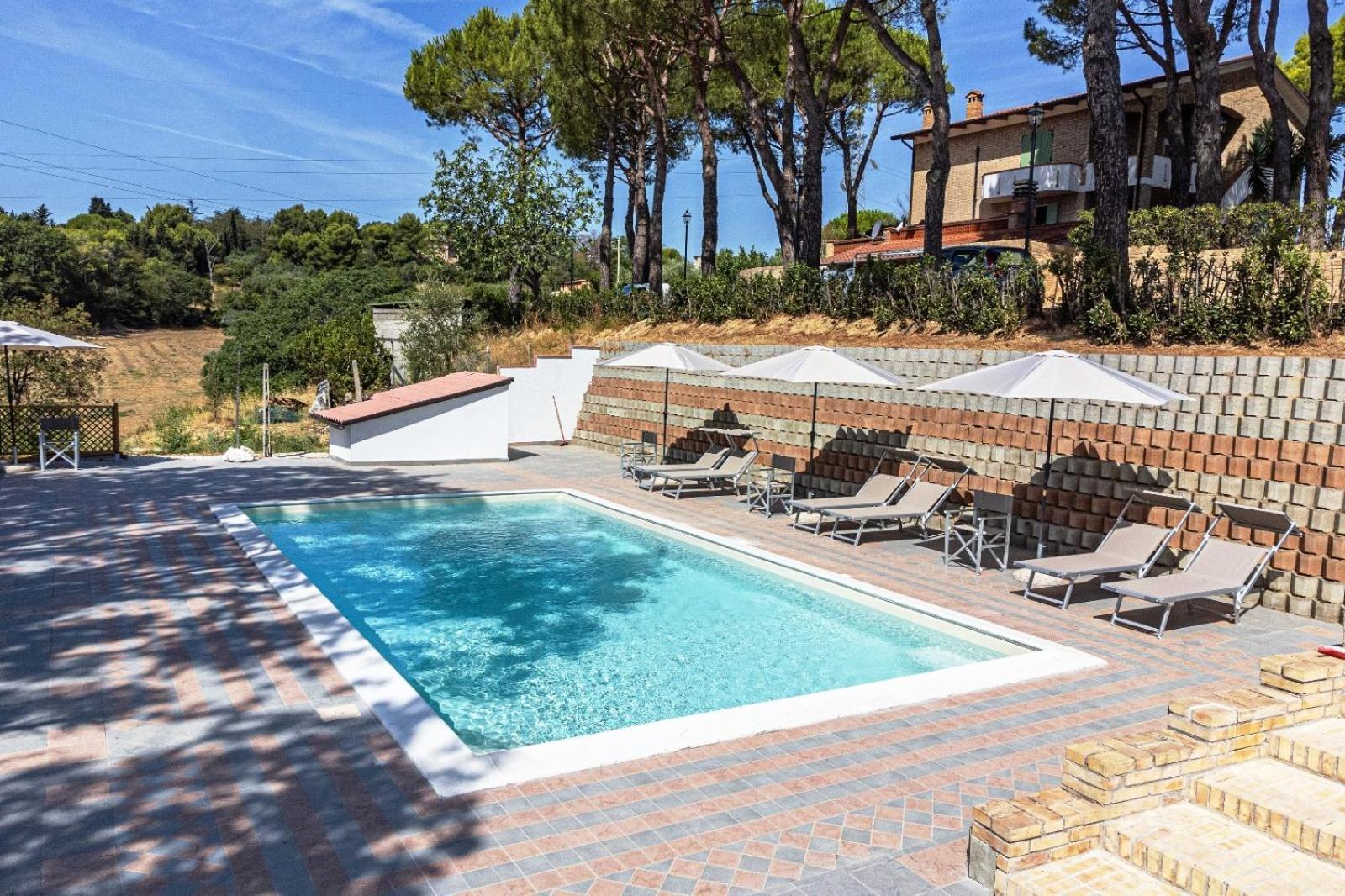 Villa Lucilla - B&B Rooms And Pool Потенца Пичена Екстериор снимка